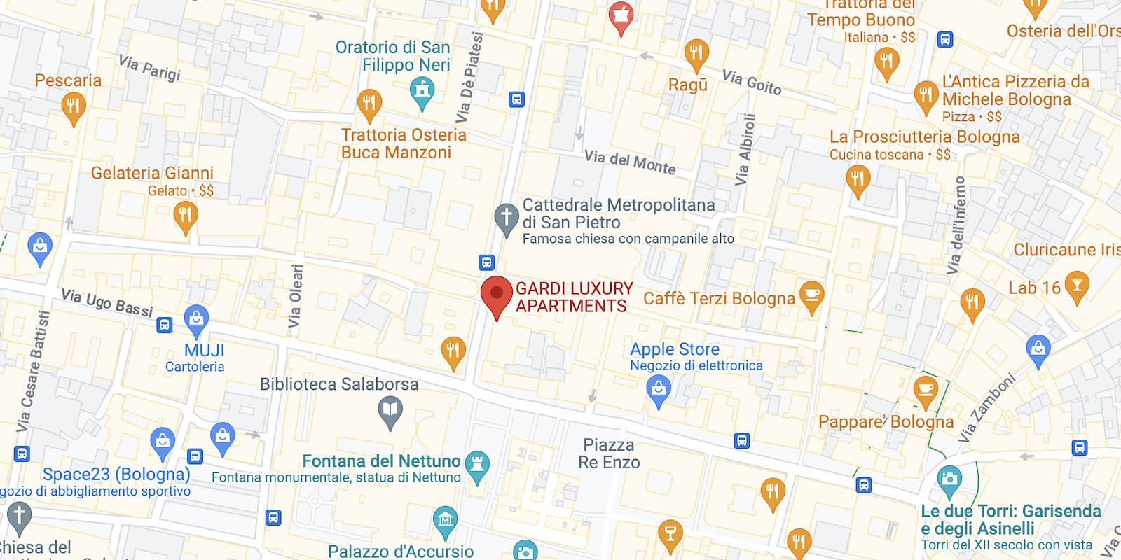 how to reach gardi luxury apartments map