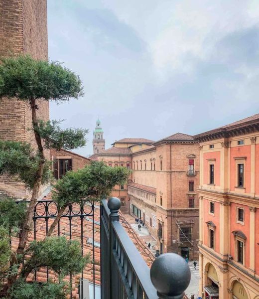 What you can see from your residence in Bologna downtown